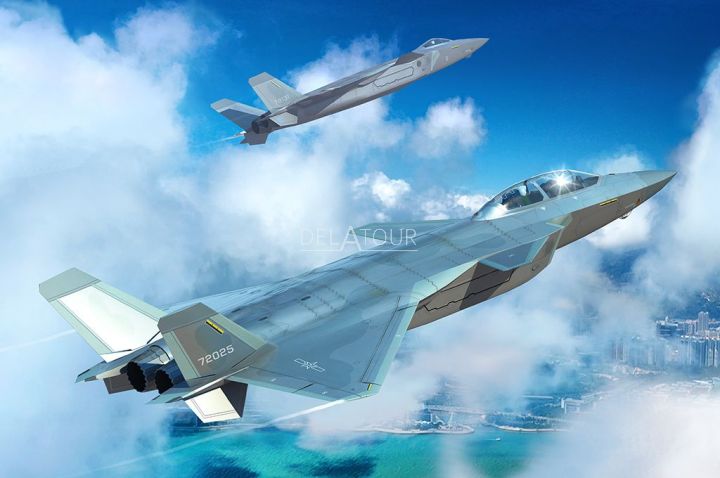 Chinese J-20S Mighty Dragon