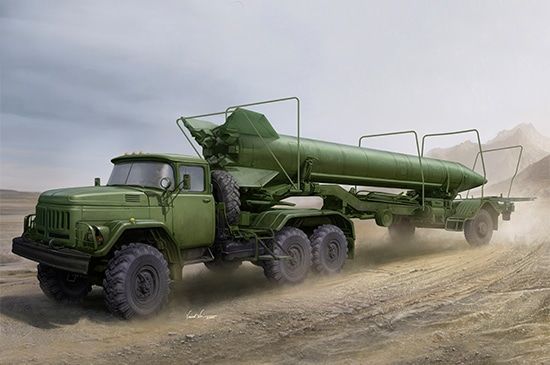 Soviet ZIL-131V Tow 2T3M1 Trailer 8K14 Missile