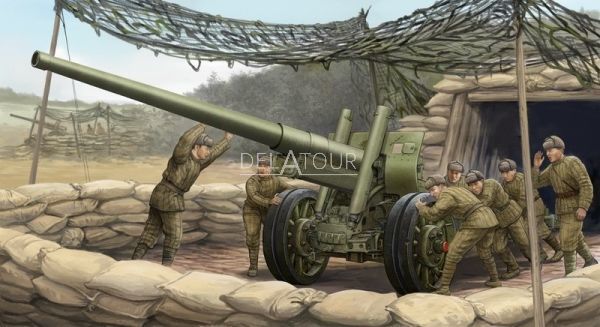 Soviet 122mm Corps Gun M1931/1937 with M1931 Wheel