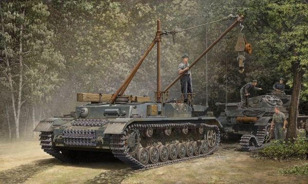 German Bergpanzer IV Recovery Vehicle