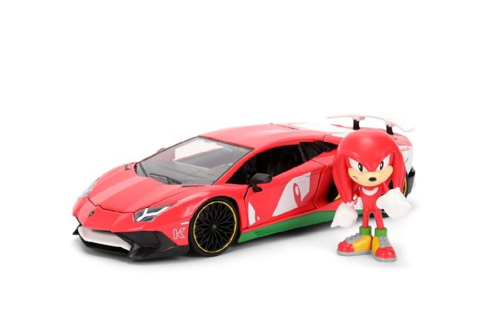 Lamborghini Aventador SV & Sonic Figurine
