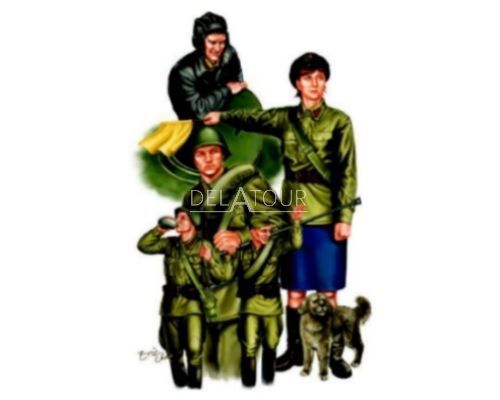 WWII Soviet Red Army Tank Soldier