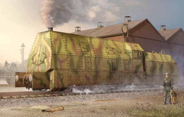 German Panzerlok BR57 Armoured Locomotive