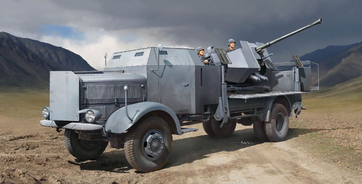 German L4500A MIT 3.7cm Flak37