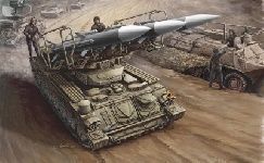 Russian SAM-6 AntiAirCraft Missile