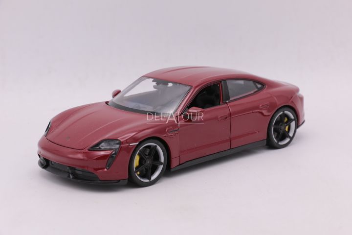 Porsche Taycan Turbo S Dark Red