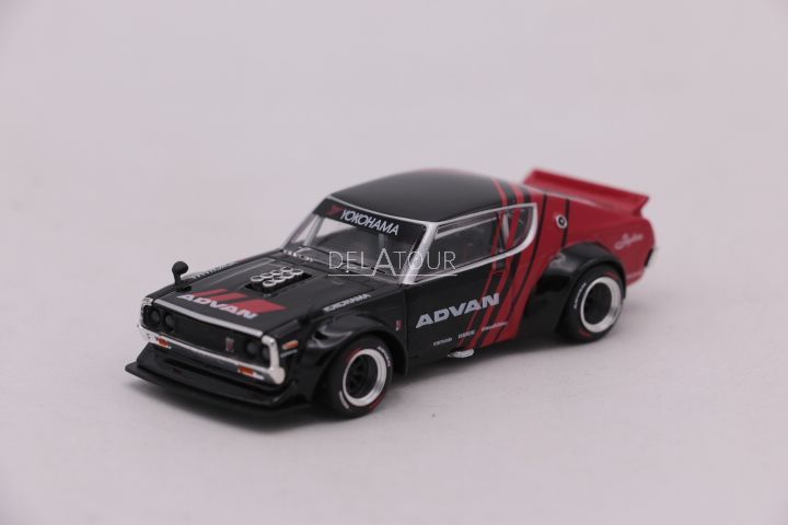 Nissan Skyline GT-R V8 Advan Drift 1973 Black /Red