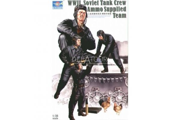 WWII Soviet Tank Crew Ammo Supplied Team