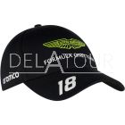 F1 Aston Martin Lance Stroll Cap Black
