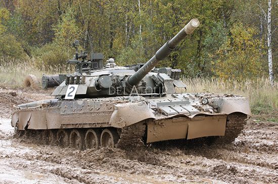 Russian T-80U MBT