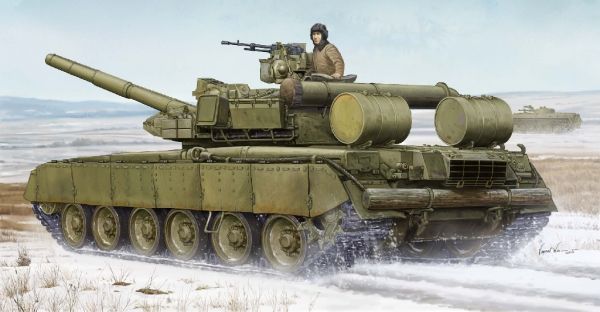 Russian T-80 BVD MBT