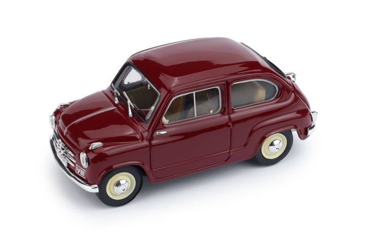 Fiat 600 Highway Police Car 1955 Red