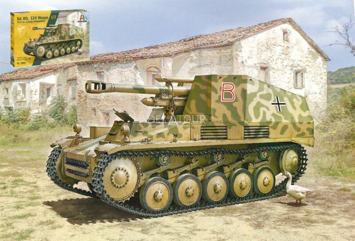 Tank SD.KFZ 124 Wespe 1945