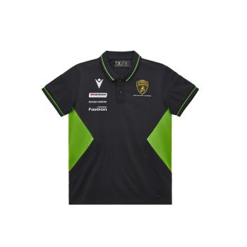 Lamborghini Squadra Corse Kids Polo Black/Green