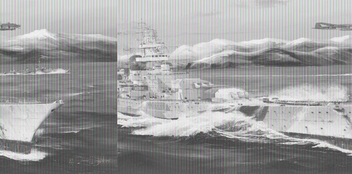 German Scharnhorst Battleship