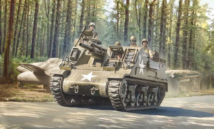 Tank M7 Priest Howitzer Motor Carriage 1943