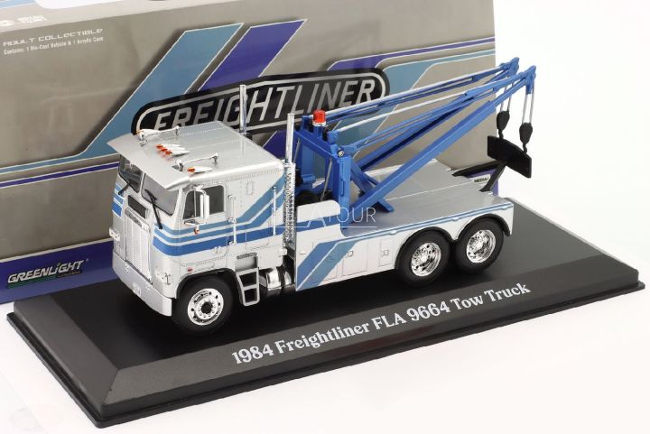 Freightliner FLA 9664 3-Assi 1984  Grey /Blue