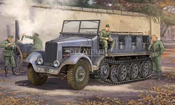 German SD.KFZ6 Halbkettenzugsmachine