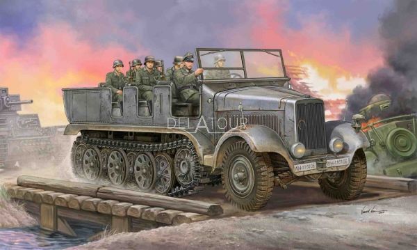 German SD.KFZ6 Halbkettenzugsmachine Artillerie