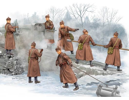 Soviet B4 Artillery Crew
