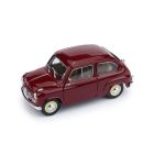 Fiat 600 Highway Police Car 1955 Rood