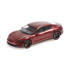 Porsche Taycan Turbo S 2021 Rood