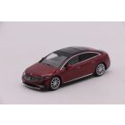 Mercedes Benz EQS 580 4Matic 2024 rouge métallisé
