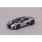 Jaguar C-X75 2010 Argent / Bandes Bleues