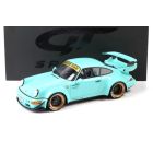 Porsche 930 RWB Tiffany Coupe 2020 Lichtblauw