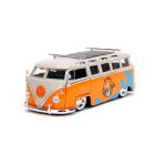 Volkswagen Bus met surfplank 1962