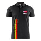 24H Francorchamps Polo Hommes, Noir