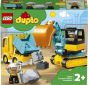 Lego Truck & Graafmachine met Rupsbanden