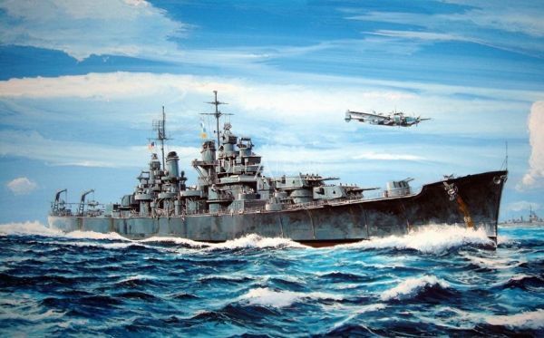 USS Baltimore CA-68 1943
