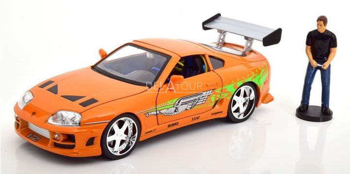 Toyota Supra Fast & Furious with Brian Figurine