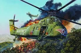 H34 US Marines Helicopter