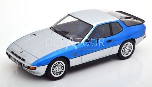 Porsche 924 Turbo 1986 Silver/Blue Metallic