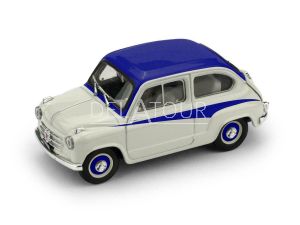 Fiat 600 750 Derivazione Abarth 1956 Grey/Blue