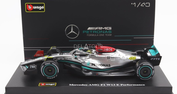 Burago Mercedes F1 W13 - 2022 - #44 L. Hamilton 1:43