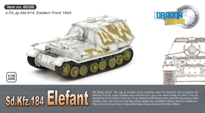 Elefant S.PZ.JG.ABT.614 Eastern Front 1945