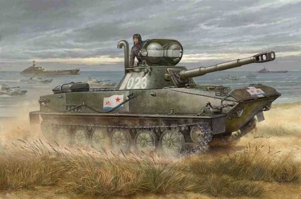 Russian PT-76B Light Tank