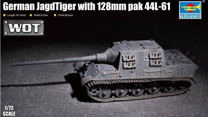German JagdTiger with 128mm PAK 44L-61