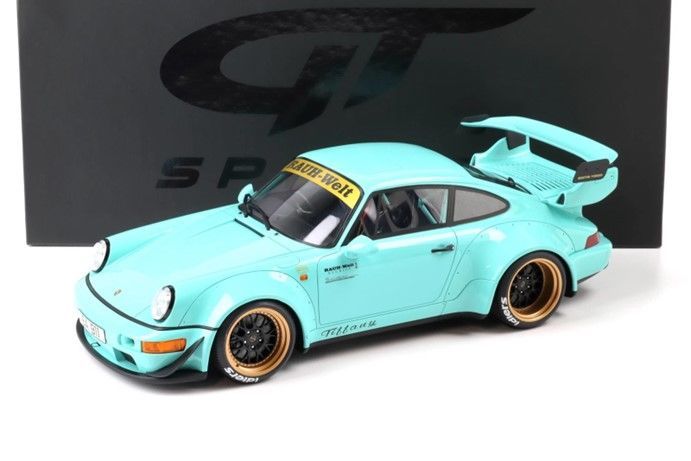 Porsche 930 RWB Tiffany Coupe 2020 Light Blue