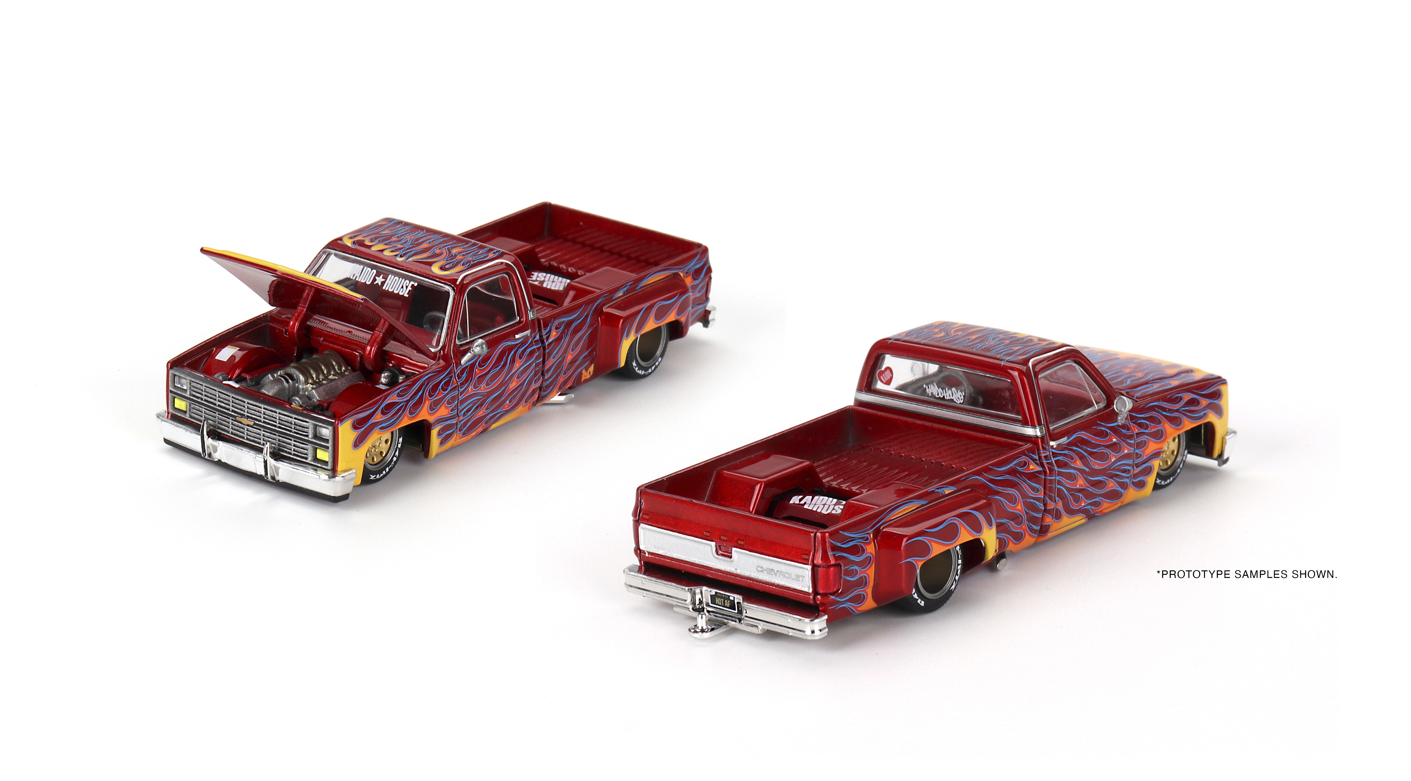 Kaido House Chevrolet Silverado Dually on Fire V1 (Duplicated)
